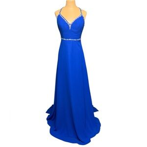 prom dresses light Sexy Light Blue Prom Dress with Slit, Prom Dresses, Pageant Dress, Gra   DressesTailor